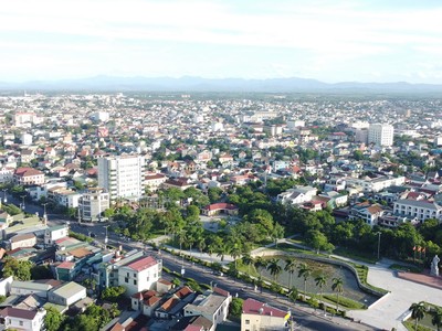 Một góc thành phố Đông Hà, tỉnh Quảng Trị