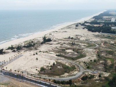 Một dự án du lịch chậm tiến độ tại khu vực xã Bảo Ninh, TP. Đồng Hới, Quảng Bình