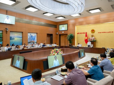 Toàn cảnh cuộc làm việc (Ảnh:Quochoi.vn)