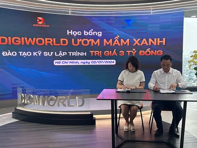 Digiworld hợp tác cùng VTI Academy triển khai chương trình học bổng “DIGIWORLD ươm mầm xanh - đào tạo kỹ sư lập trình”