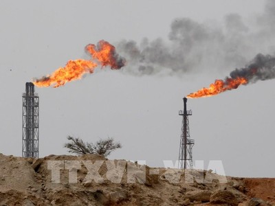 Cơ sở khai thác dầu của Iran trên đảo Khark, ngoài khơi vùng Vịnh. Ảnh: AFP/TTXVN