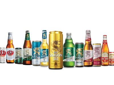 Một số dòng sản phẩm của Sabeco