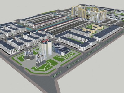 Phối cảnh Dự án Khu đô thị mới và Khu công nghệ thông tin tập trung TP. Cần Thơ