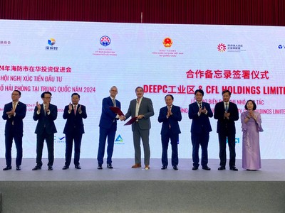 200 triệu USD vốn từ Trung Quốc đăng ký đầu tư vào Hải Phòng 