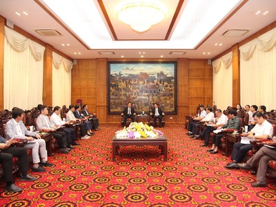 Chủ tịch UBND tỉnh Vĩnh Phúc Trần Duy Đông làm việc với Hiệp hội Doanh nghiệp Hàn Quốc (Korcham) tại Việt Nam