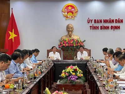 Đoàn công tác Bộ Công thương làm việc với tỉnh Bình Định.