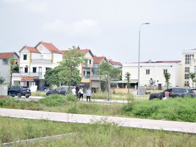 Nhiều người đặt nghi vấn về việc các đội nhóm đấu giá đất cố tình "bơm thổi" giá bất động sản địa phương. Ảnh: Nhật Linh