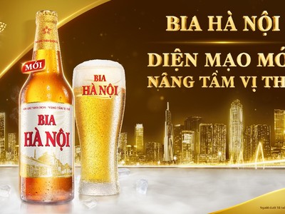 Bia Hà Nội – phiên bản bia chai 450ml thay diện mạo mới, nâng tầm vị thế