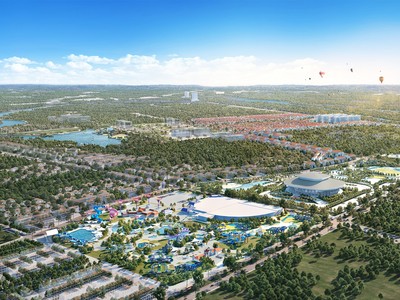 Sun Urban City Hà Nam được phát triển theo mô hình “Thành phố nghỉ dưỡng ngoại ô 1.001 tiện ích”. Ảnh phối cảnh minh họa