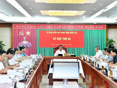 Kỳ họp thứ 46 của Ủy ban Kiểm tra Trung ương.