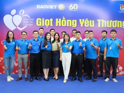 Cán bộ Bảo Việt (BVH) hiến hơn 3.000 đơn vị máu trong chương trình hiến máu tình nguyện “Bảo Việt - Vì những niềm tin của bạn”