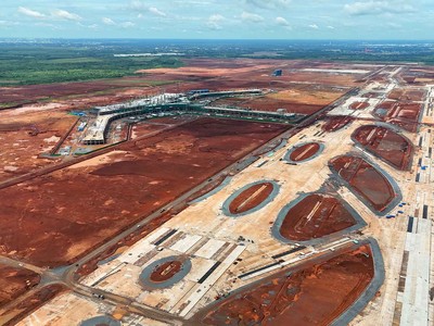 Kỹ sư, công nhân thi công xuyên ngày lễ trên công trình Sân bay Long Thành