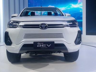 Một mẫu xe điện ở dạng ý tưởng của Toyota Motor được giới thiệu tại Bangkok Motor show 2023