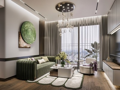 Thiết kế căn hộ The Victoria mang nét sang trọng, hiện đại