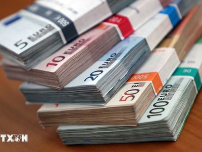 Đồng euro. (Ảnh: AFP/TTXVN)