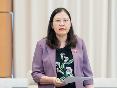 Chủ nhiệm Uỷ ban Tư pháp Lê Thị Nga.