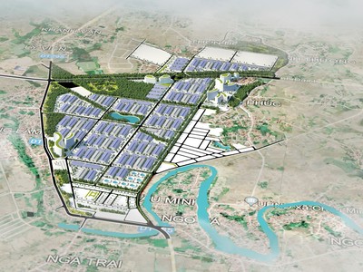 Quy mô diện tích của dự án là 105,5 ha và tổng vốn đầu tư hơn 1.256 tỷ đồng. Ảnh đồ hoạ minh hoạ. (Nguồn: Internet)