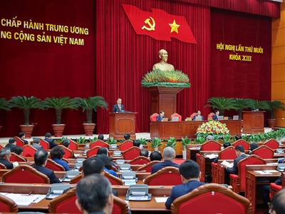 Khai mạc Hội nghị Trung ương 10 khóa XIII: Cho ý kiến 10 nội dung thuộc 2 nhóm vấn đề chiến lược 