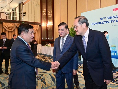 Khuyến khích doanh nghiệp Singapore tăng đầu tư vào Việt Nam