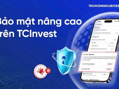 TCBS bảo vệ khách hàng với nhiều tính năng bảo mật vượt trội trên TCInvest