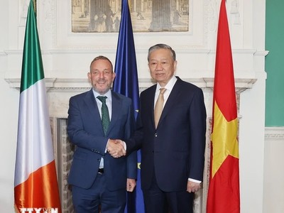 Việt Nam và Ireland ra Tuyên bố chung về tăng cường quan hệ đối tác