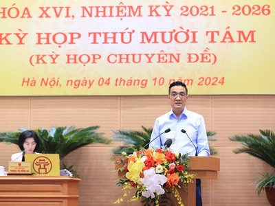 Theo Tờ trình của UBND Thành phố Hà Nội, Chương trình phát triển đô thị thành phố Hà Nội giai đoạn đến năm 2035, sẽ có 16 quận (12 quận hiện có và 4 huyện: Hoài Đức, Gia Lâm, Đông Anh, Thanh Trì dự kiến thành lập quận).