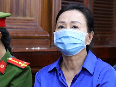 Bị cáo Trương Mỹ Lan, cựu Chủ tịch HĐQT Tập đoàn Vạn Thịnh Phát.