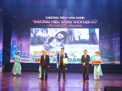 Cathay Life được vinh danh giải thưởng “Thương hiệu vàng thời đại số” năm 2024