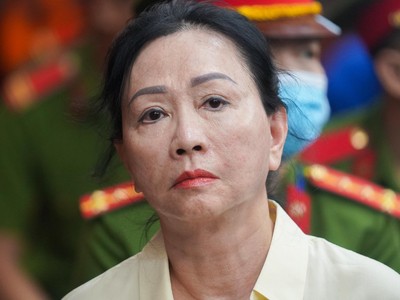 Bị cáo Trương Mỹ Lan, cựu Chủ tịch HĐQT Tập đoàn Vạn Thịnh Phát trong giai đoạn 1 của vụ án.