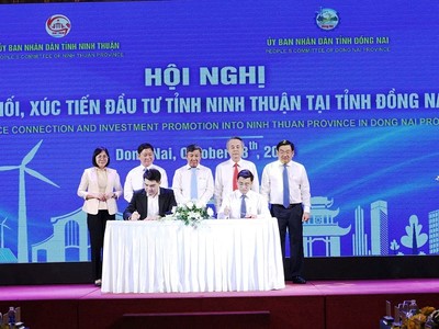 Ninh Thuận giới thiệu lợi thế, kêu gọi doanh nghiệp Đồng Nai đầu tư dự án 