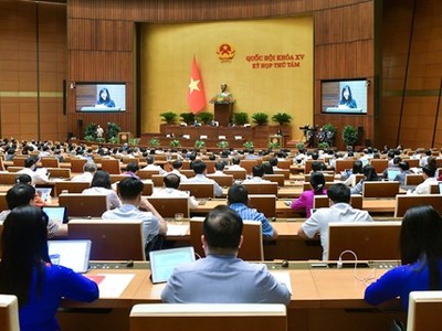 Bộ trưởng Bộ Y tế Đào Hồng Lan trình bày tờ trình.