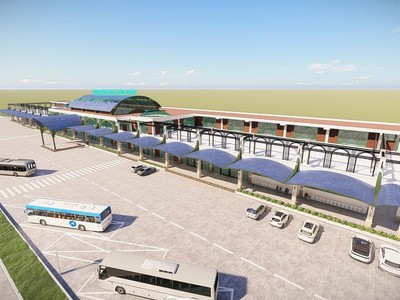 Phối cảnh một trạm dừng nghỉ trên cao tốc Bắc - Nam phía Đông.