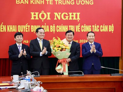 Bí thư Nghệ An Thái Thanh Quý giữ chức Phó Trưởng Ban Kinh tế Trung ương 