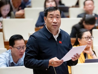 Đại biểu Thạch Phước Bình (Trà Vinh) phát biểu.