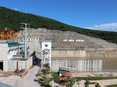 Dự án Hồ chứa nước Bản Mồng. Ảnh nguồn: Cổng thông tin điện tử tỉnh Nghệ An