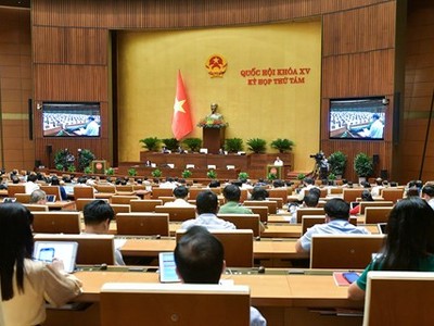 Kỳ họp thứ tám của Quốc hội đã qua hai tuần làm việc.