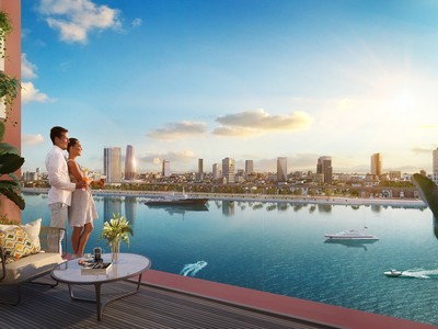 "Tòa tháp quốc tế" gọi tên The Symphony bên sông Hàn, Đà Nẵng