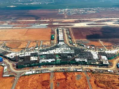 Thi công xây dựng Cảng hàng không quốc tế Long Thành giai đoạn 1.