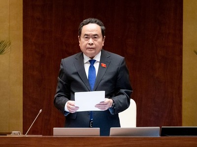 Chủ tịch Quốc hội Trần Thanh Mẫn.