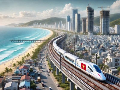 Ảnh minh họa đường sắt cao tốc Bắc - Nam