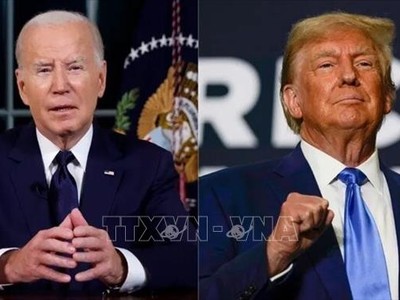 Tổng thống Mỹ Joe Biden (trái) và Tổng thống đắc cử Donald Trump. Ảnh: IRNA/TTXVN