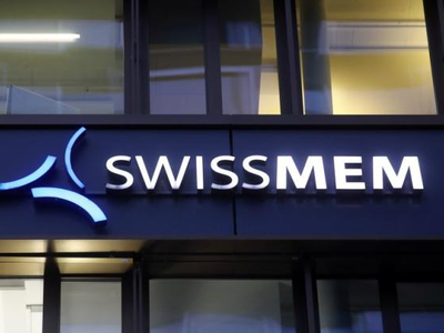 Logo của Swissmem ở Zurich. Ảnh: Reuters