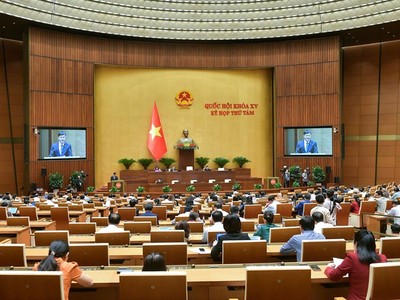 Quốc hội nghe báo cáo giải trình trước khi bấm nút.