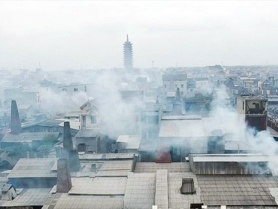 Một góc Cụm công nghiệp làng nghề Mẫn Xá. Ảnh: Bắc Ninh