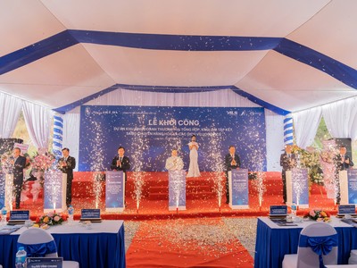 Lễ khởi công Dự án Khu kinh doanh thương mại tổng hợp, kho, bãi tập kết, sang chuyển hàng hóa và các dịch vụ logistics