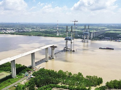 Gói thầu J3-1 - xây dựng phần còn lại của cầu Phước Khánh là nút thắt cuối cùng tại Dự án Xây dựng đường cao tốc Bến Lức - Long Thành 