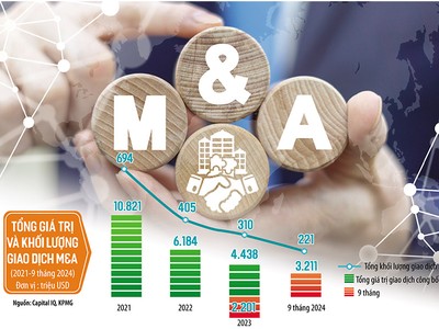 Những động thái tích cực của nền kinh tế cùng nỗ lực cải cách, hoàn thiện thể chế đang là động lực giúp thị trường M&A tại Việt Nam nhộn nhịp hơn trong thời gian tới. Ảnh: Shutterstock. Đồ họa: T.H 