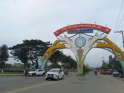 Huyện Nông Sơn được sáp nhập vào huyện Quế Sơn.