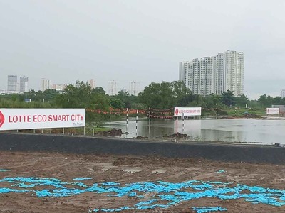 Dự án Khu phức hợp Lotte Eco Smart City của Tập đoàn Lotte với mức thu tiền sử dụng đất dự kiến theo chứng thư thẩm định giá là 16.000 tỷ đồng.