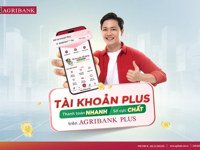 Tài khoản Plus của Agribank mang đến trải nghiệm ngân hàng số hiện đại, với sự kết hợp giữa tính cá nhân hóa và tiện lợi trong giao dịch tài chính 